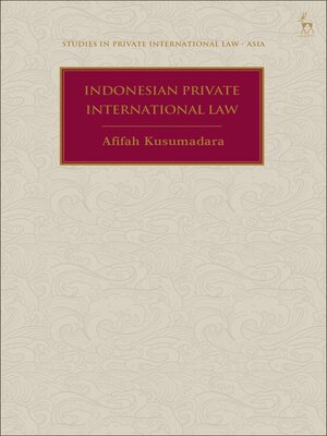 cover image of Indonesian Private International Law